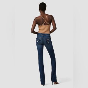 Hudson Blue Jeans Beth Mid-Rise Baby Bootcut Leg sz 26 Boho Western Casual